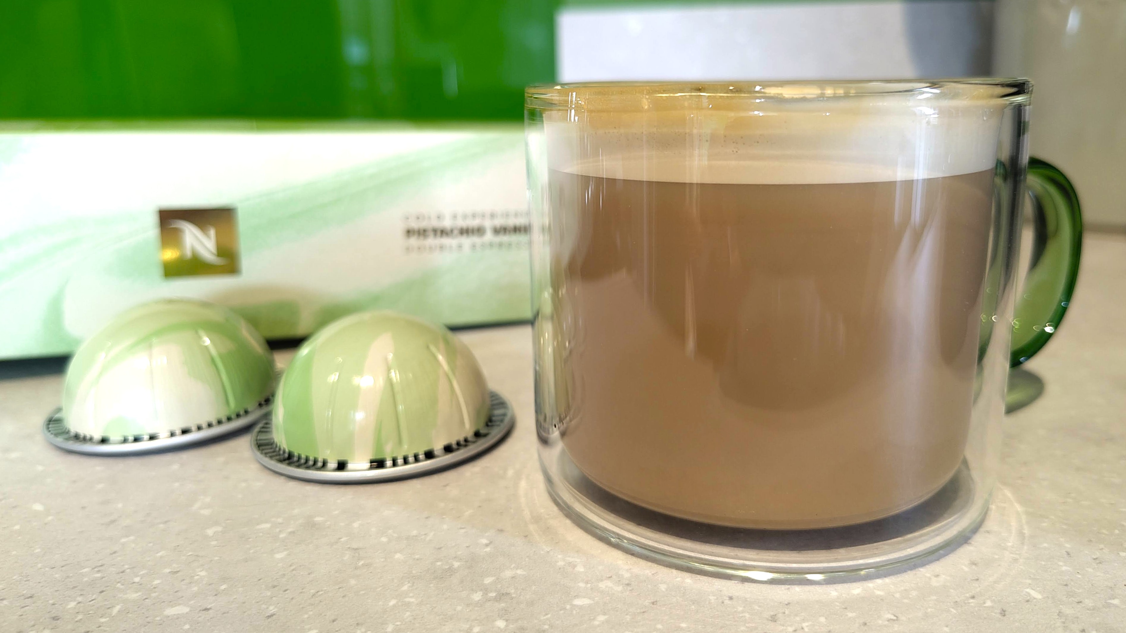 Nespresso pistachio vanilla capsules