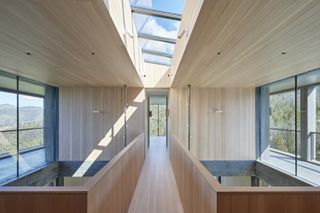 interior at Frame House by Mork-Ulnes Architects