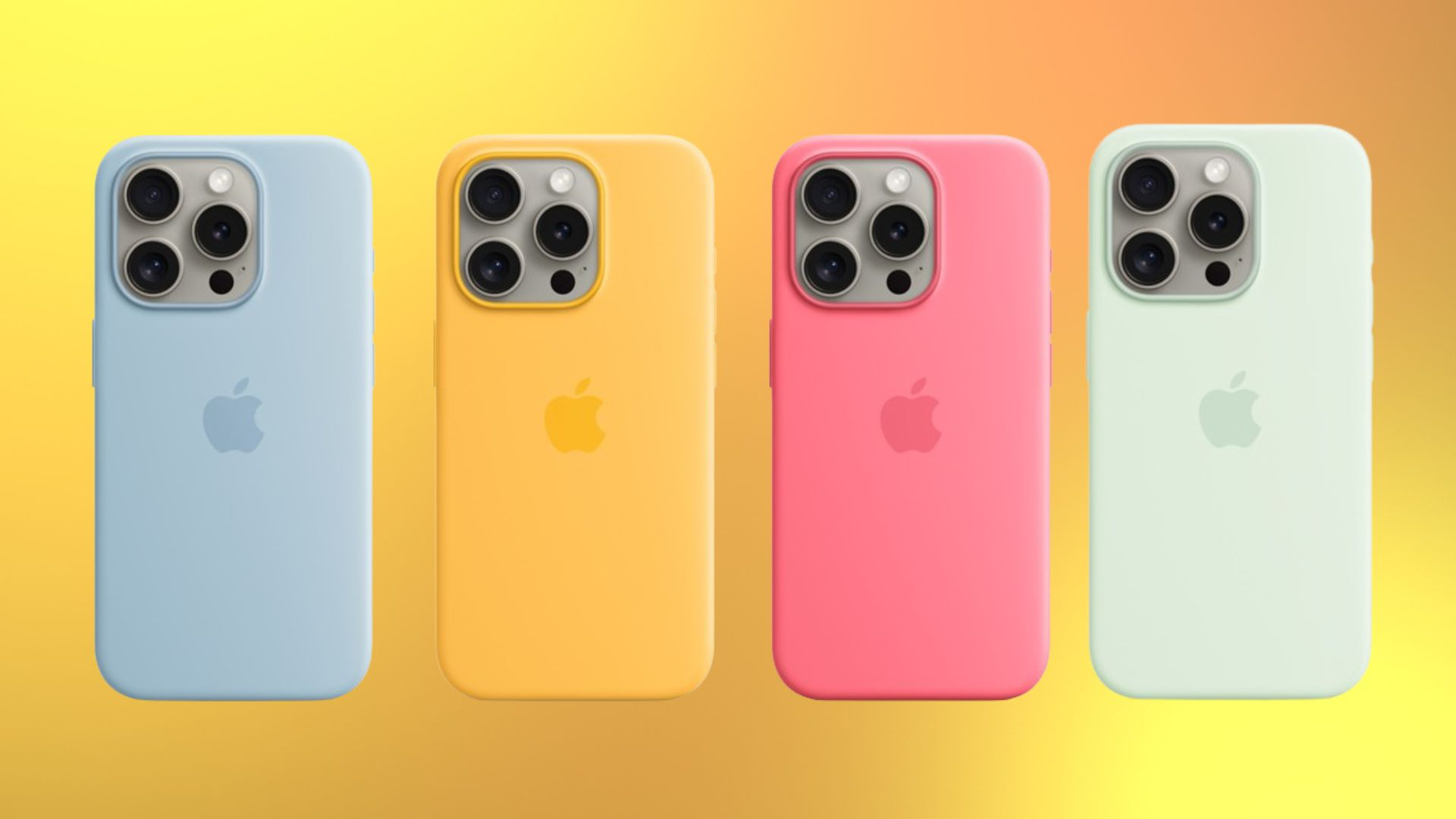 Forget iPhone 15 FineWoven cases: Apple has just launched a new set of silicon iPhone cases and Apple Watch bands to celebrate spring