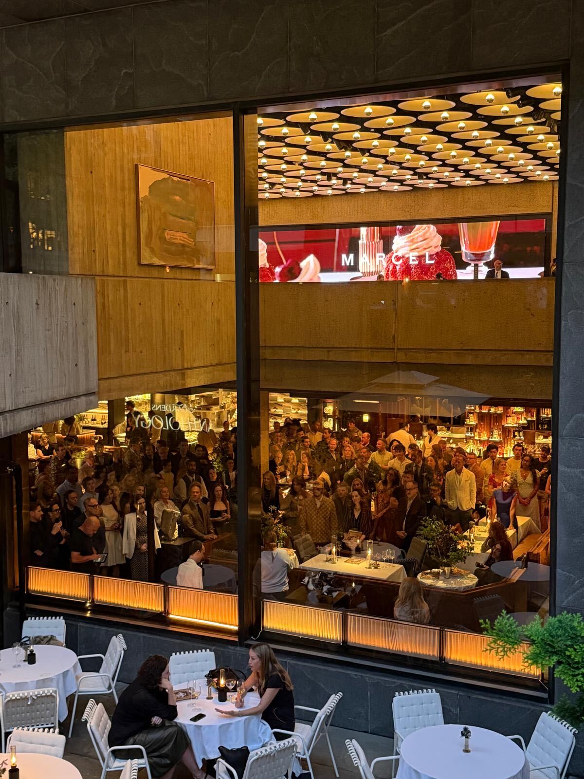 Launch party for Anthology at Marcel NYC. Picture shows a room full of people
