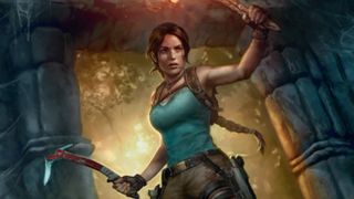 Lara Croft, Tomb Raider Magic: The Gathering card art
