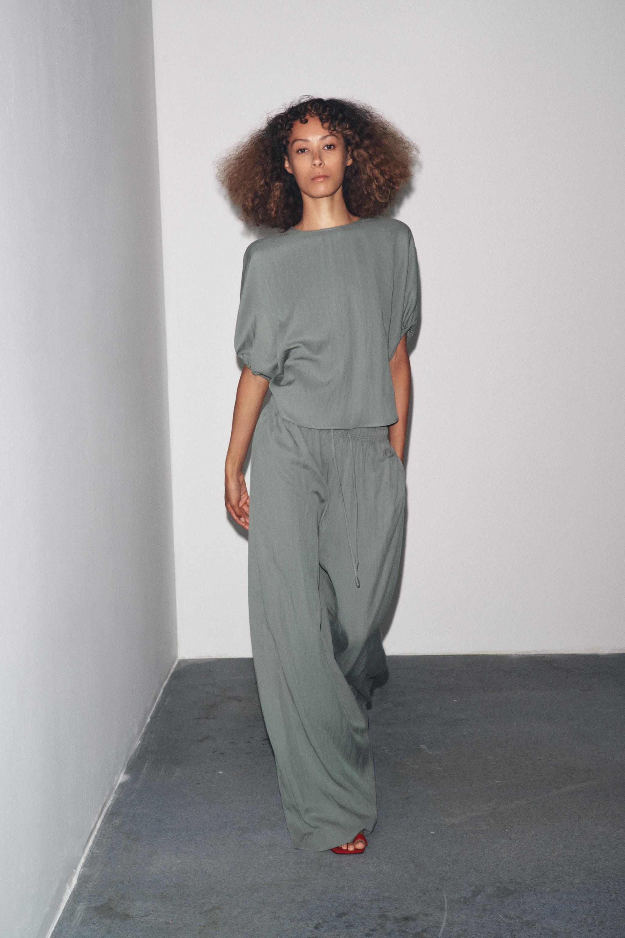 Zw Collection Flowing Pyjama Trousers