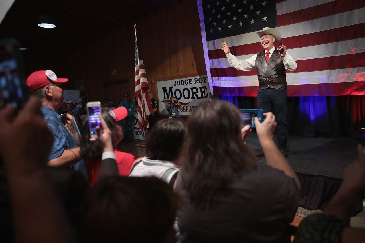 Roy Moore in Alabama