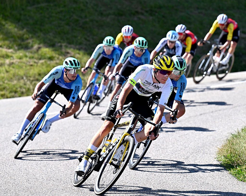 Cian Uijtdebroeks at the Tour de l'Ain