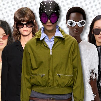 the 2025 sunglasses trends at Chanel, Fendi, Gucci, Prada, Sportmax, Stella McCartney, Saint Laurent Spring 2025 runway shows