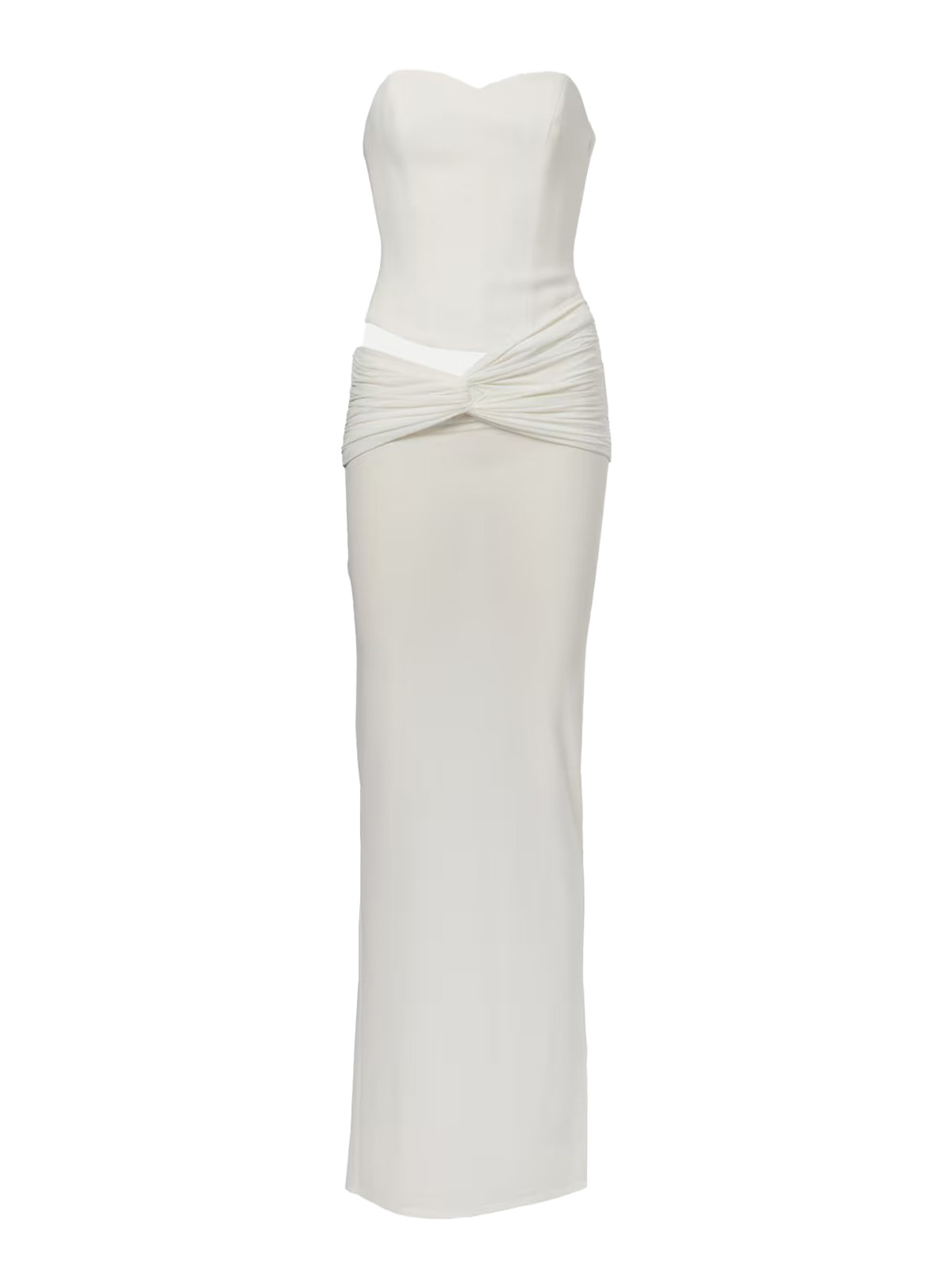 Draped Crêpe Jersey Corset Dress