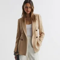 Larsson Double Breasted Twill Blazer, £298 | Reiss