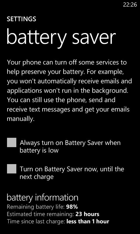 Battery Information