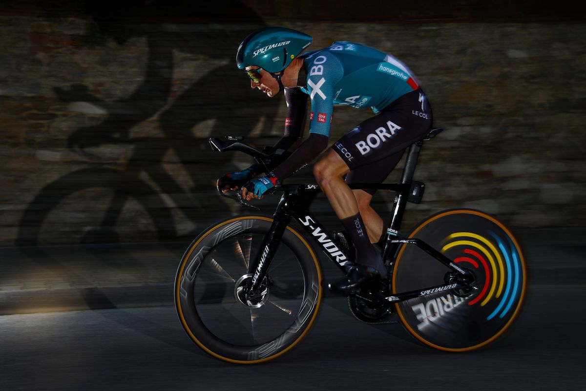 Tirreno Adriatico 2022 - 57th Edition - 1st stage Lido di Camaiore - Lido di Camaiore 13,9 km - 07/03/2022 - Wilco Kelderman (NED - Bora - Hansgrohe) - photo Luca Bettini/SprintCyclingAgency&Acirc;&copy;2022