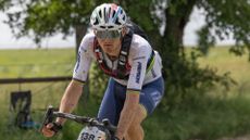 Matej Mohoric at the 2024 Unbound Gravel race