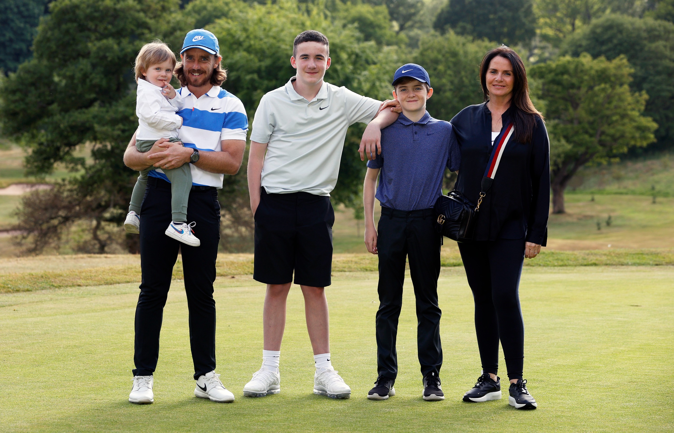 Tommy and Clare Fleetwood and their family