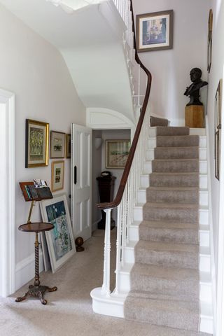 staircase in a Regency townhouse
