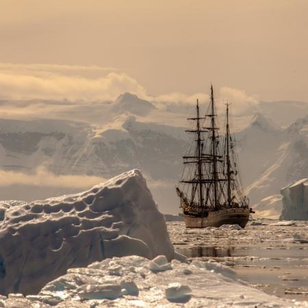 Our ship in Antartica