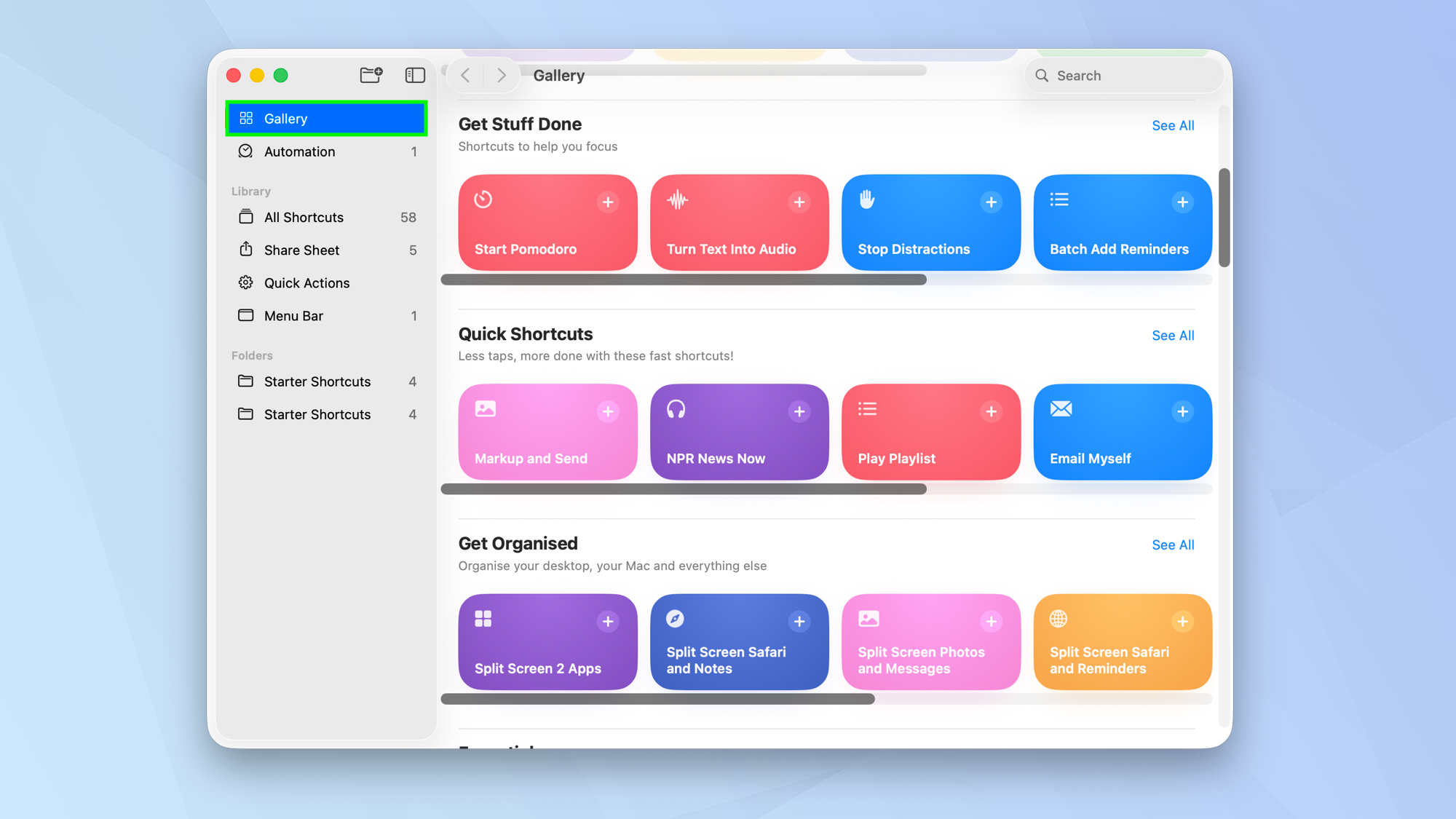 How to set up Apple shortcuts on Mac