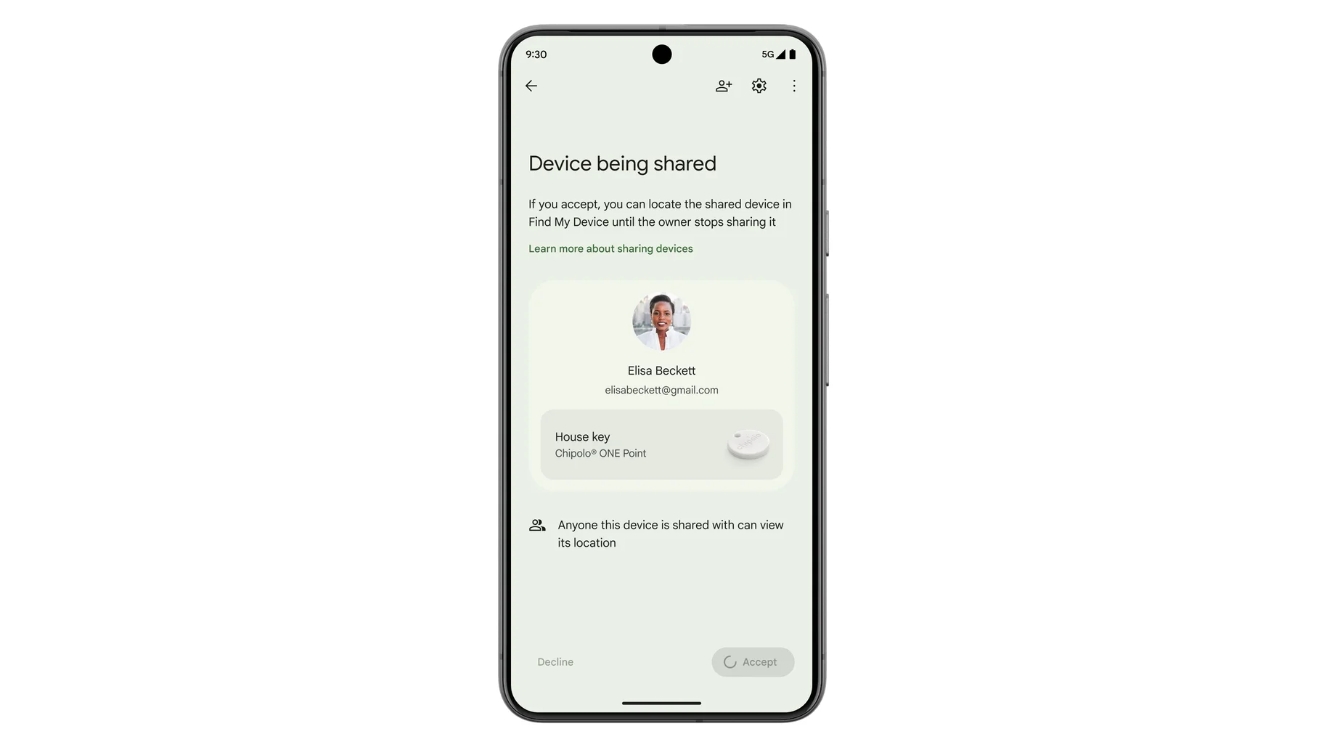 Google's Find My Device feature