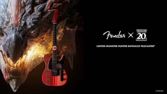 Capcom announces a crazy, Rathalos-themed guitar with $2000