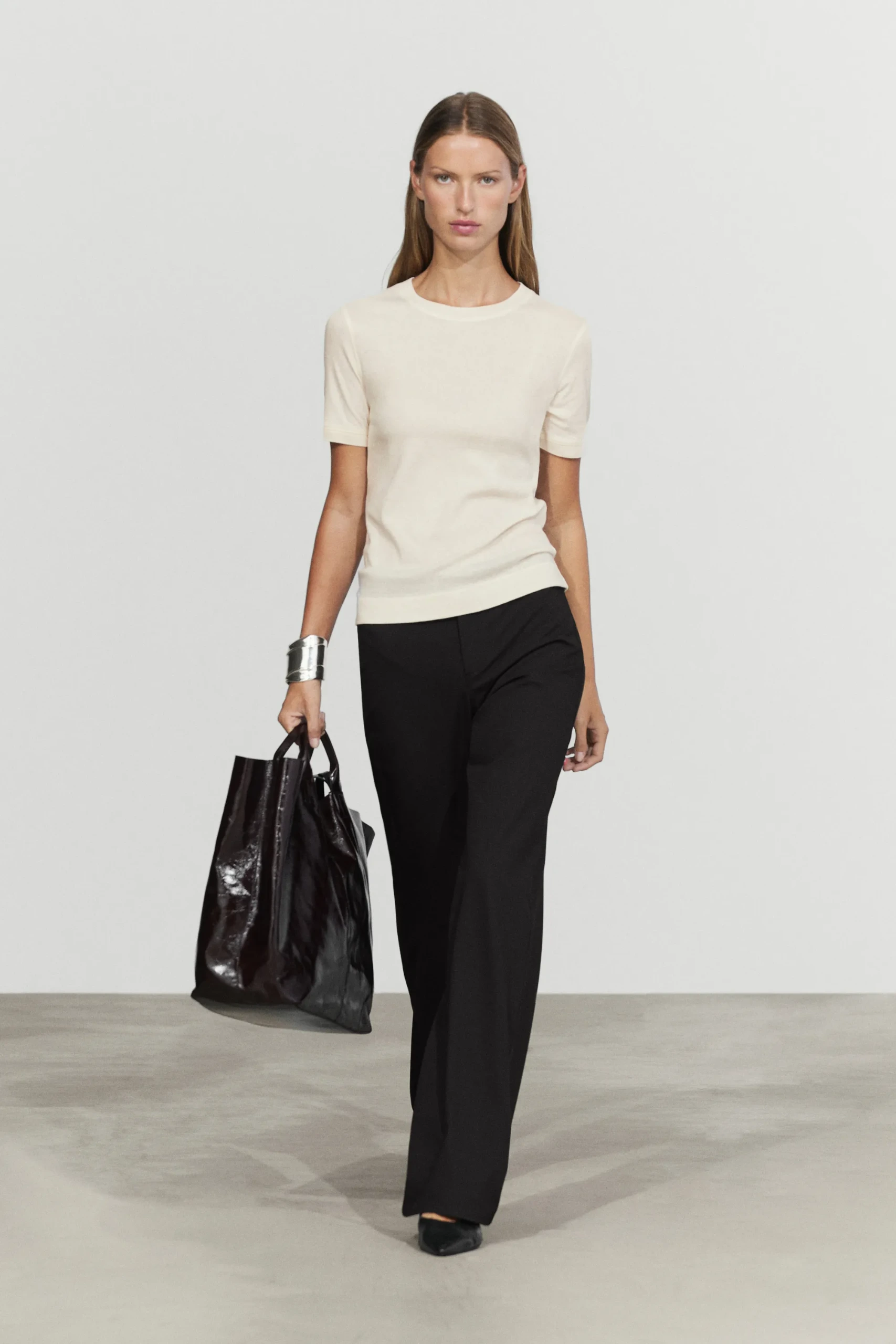 Massimo Dutti, Technical Straight-Leg Pants