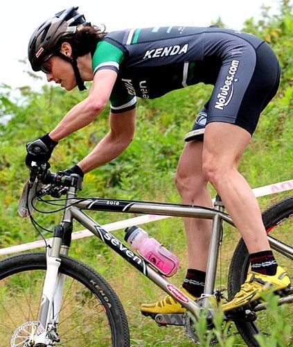 Mary McConneloug (Kenda-Seven-No Tubes) descending.