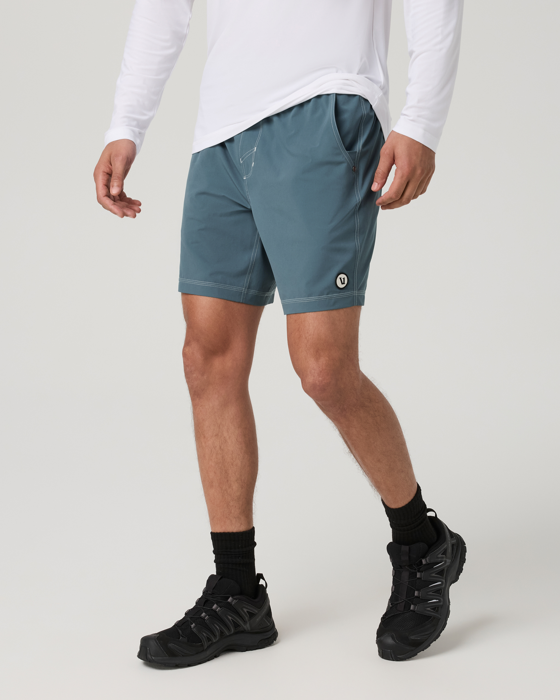 Kore Short Lined 7" - Blue Sea - Xs