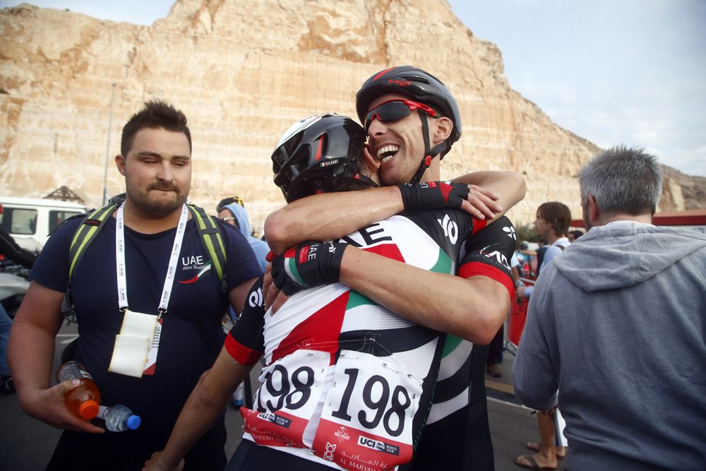 Rui Costa (UAE Emirates) enjoys his win