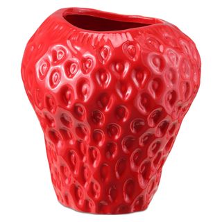 Navaris Strawberry Vase for Flowers