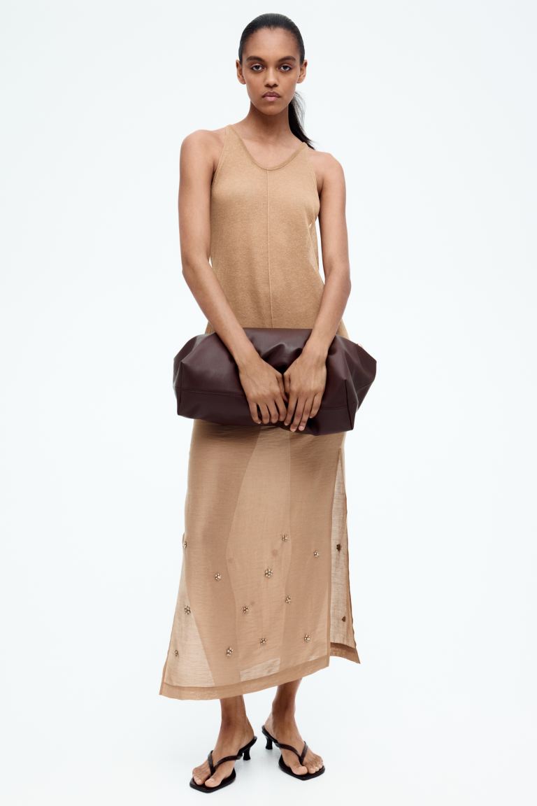 Sheer-Knit Vest Top