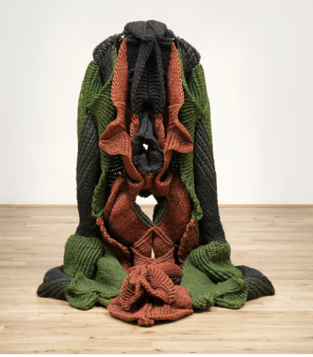 Mrinalini Mukherjee, Jauba, 2000. Hemp fibre and steel. 143 x 133 x 110 cm.