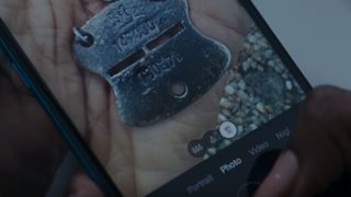 The 5G phone looks to have a macro camera, a wide-angle lens and a night mode