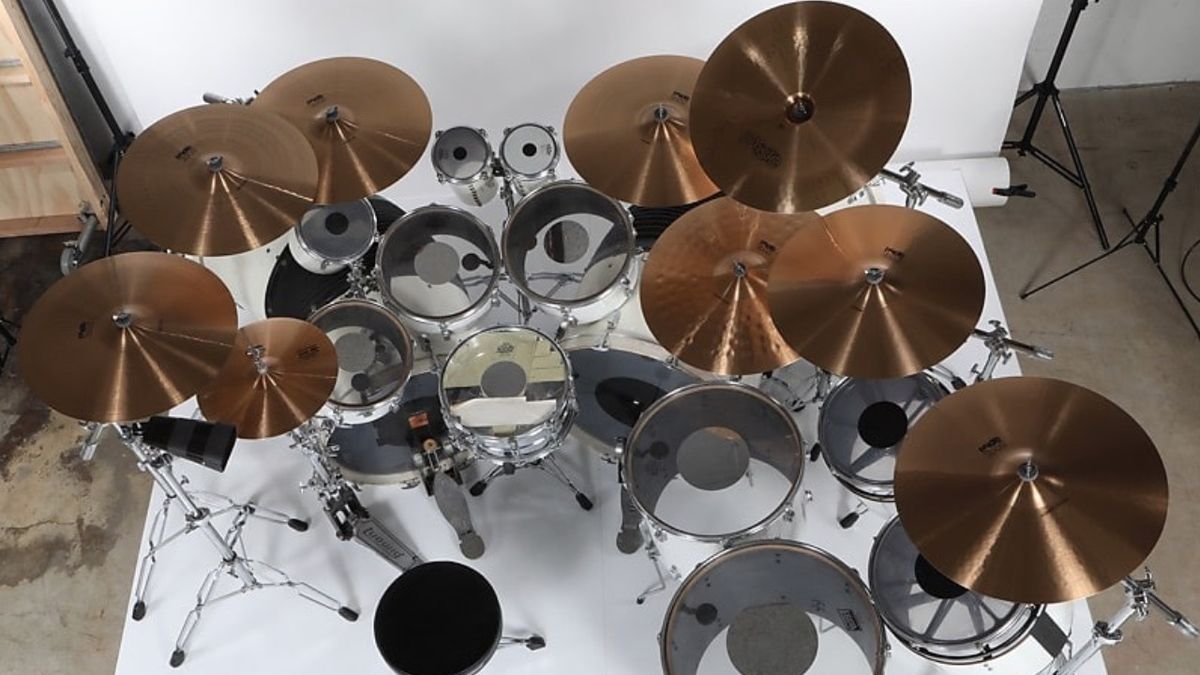 Alex Van Halen 1980 Ludwig drum kit