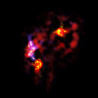 ALMA Telescope Antennae Galaxies