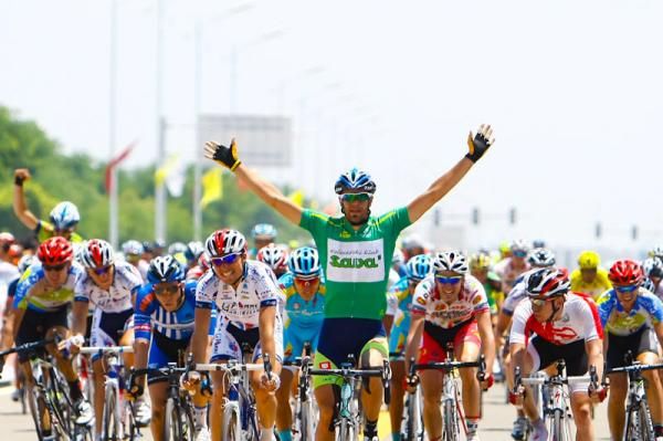 Stage 11 winner Luka Mezgec