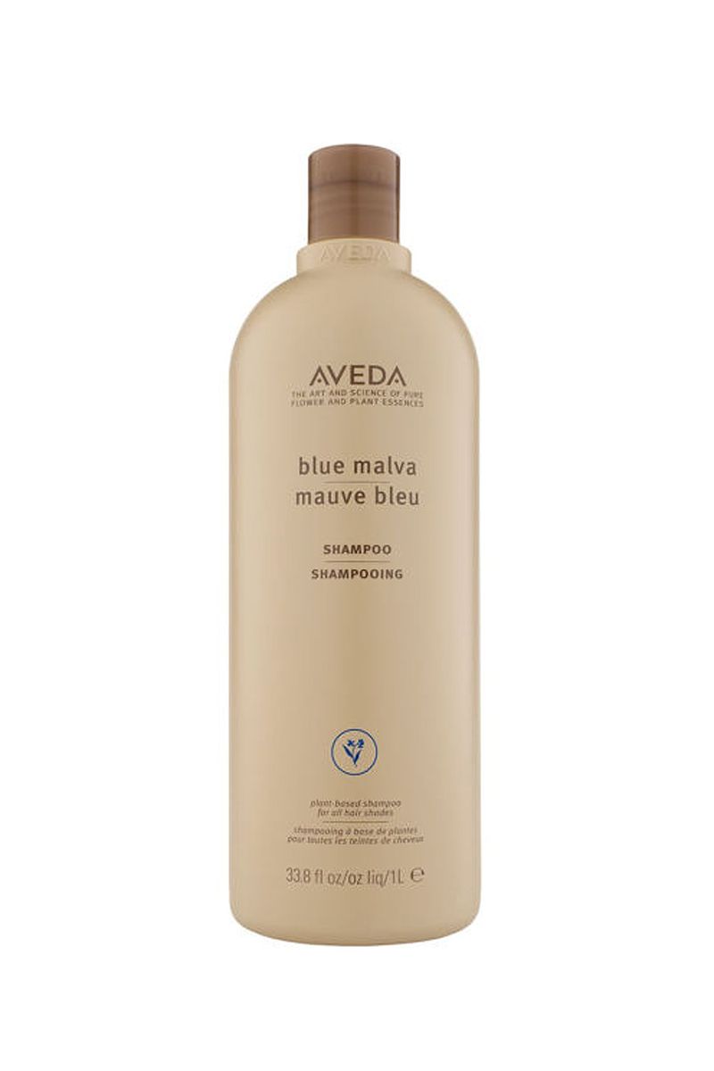 <p>Contains coneflower (sounds cool) to intensify color and eliminate yellow tones.&nbsp;</p><p>Aveda Blue Malva Shampoo, $40, <a href="http://shop.nordstrom.com/s/aveda-blue-malva-shampoo/3411877?origin=category-personalizedsort" target="_blank" data-tracking-id="recirc-text-link">nordstrom.com</a>.</p>