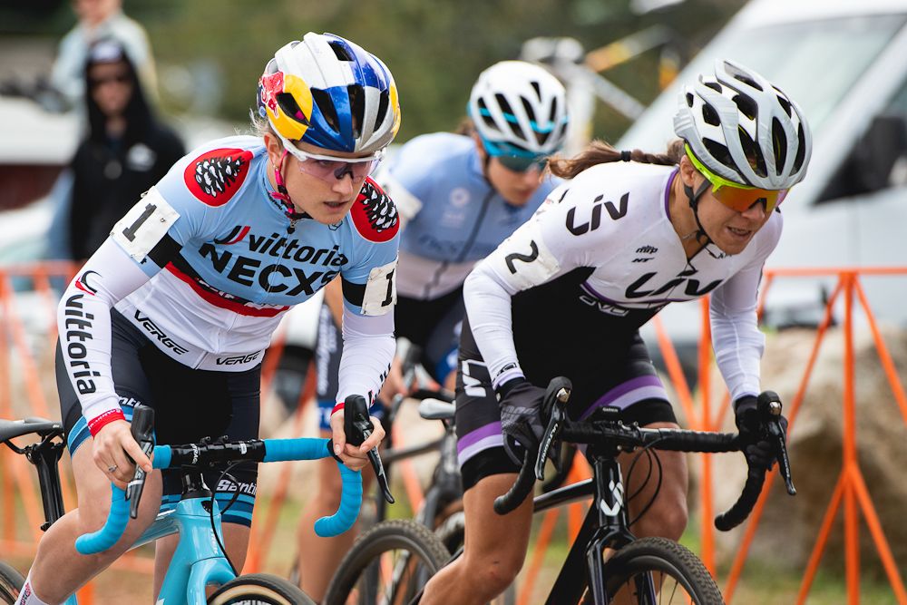 The women's field gets underway at the Gran Prix of Gloucester