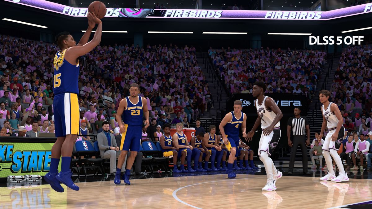 NBA 2K27 DLSS 5 comparisons