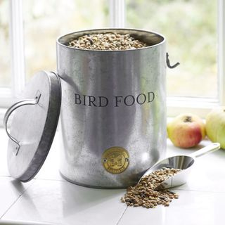 best gifts for gardeners bird seed steel storage tin