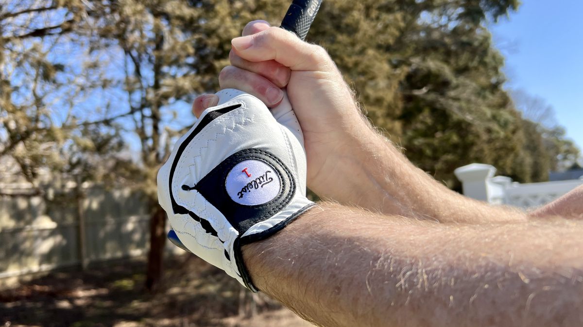 a photo of the Titleist Players Flex golf glove