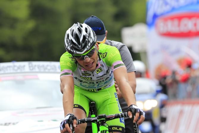 A very tired Edoardo Zardini