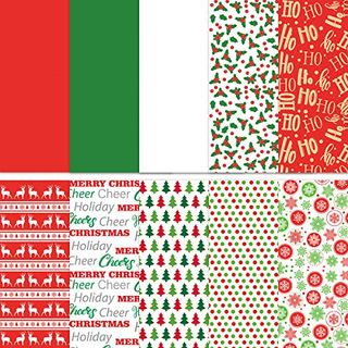 Christmas Tissue Paper Wrapping Paper (Ten Colors)- 150 Sheets Holiday Tissue Paper - Assortment Wrapper Paper Sheets for Christmas Boxes, Xmas Wrapping Bags and Wine Bottles