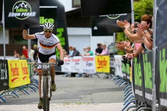 Markus Kaufmann finishes third in stage 2.