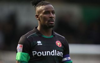 Donervon Daniels of Walsall in action during the Sky Bet League Two between Northampton Town and Walsall at Sixfields on February 04, 2023 in Northampton, England. (Ph