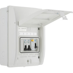 Bg Metal Garage Consumer Unit Ip65 2 Way