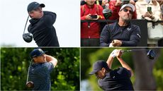 Rory McIlroy, Phil Mickelson, Bryson DeChambeau and Jordan Spieth all hit tee shots with a driver