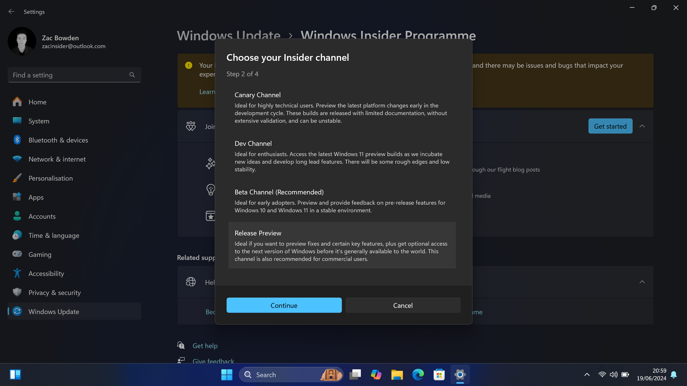 Programma Windows Insider