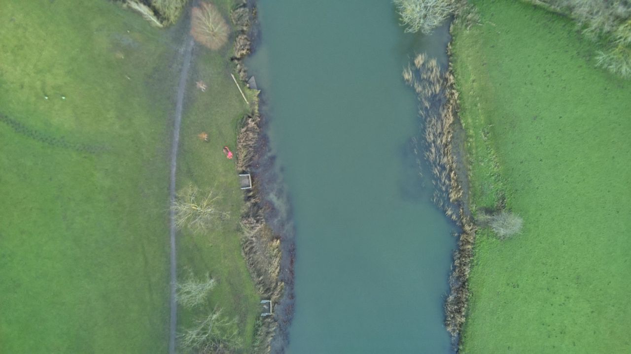 Photo of a river taken with the Ruko F11PRO 2 drone