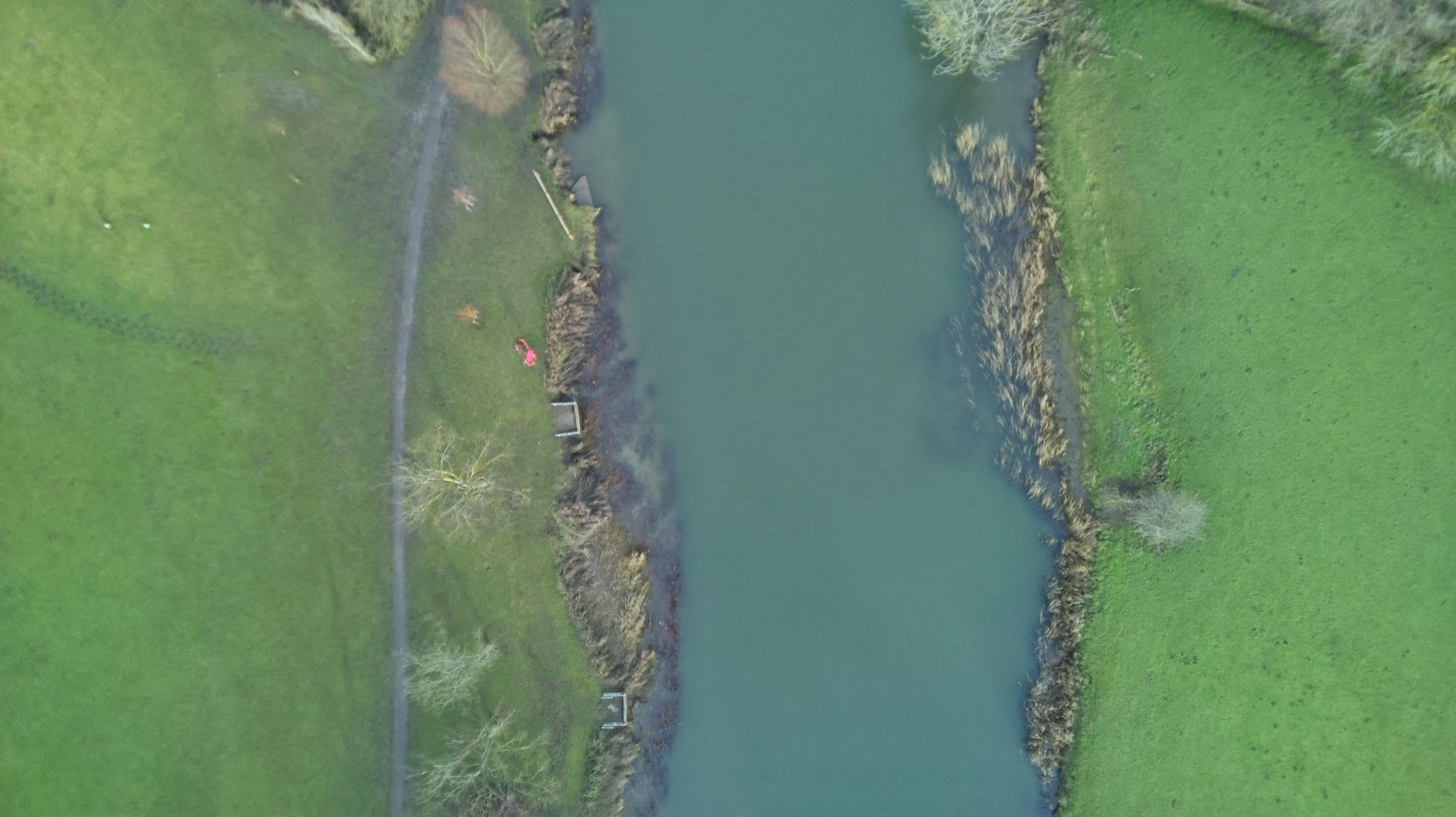 Photo of a river taken with the Ruko F11PRO 2 drone