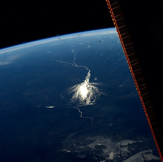 African RIver Delta from ISS