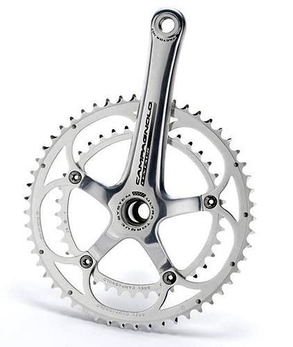 The Centaur crankset is the top aluminium offering from Campag.
