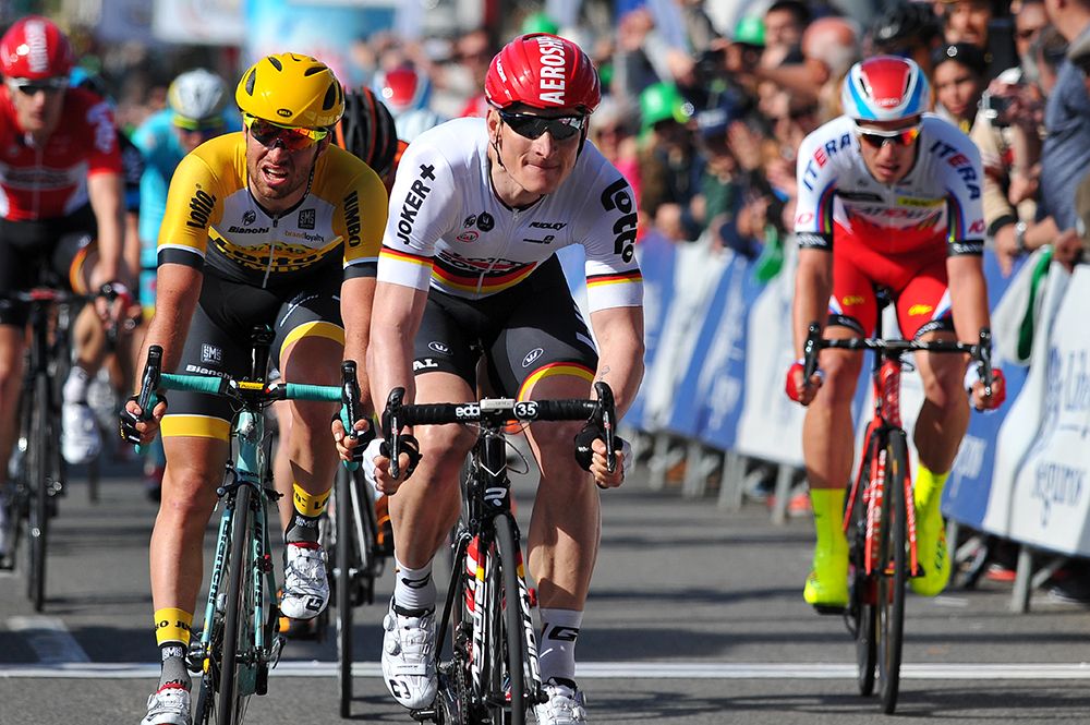 Andr&eacute; Greipel (Lotto-Soudal) opens his 2015 account