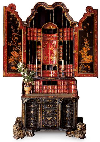 Royal bureau cabinet as used at Clarence House (Picture: Royal Collection)