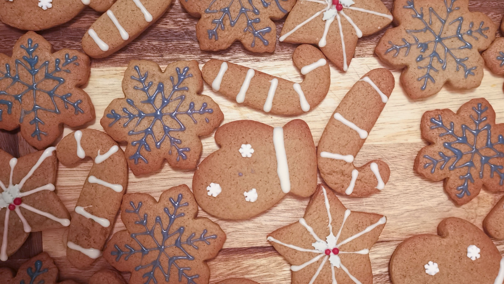 Cookies shot from above